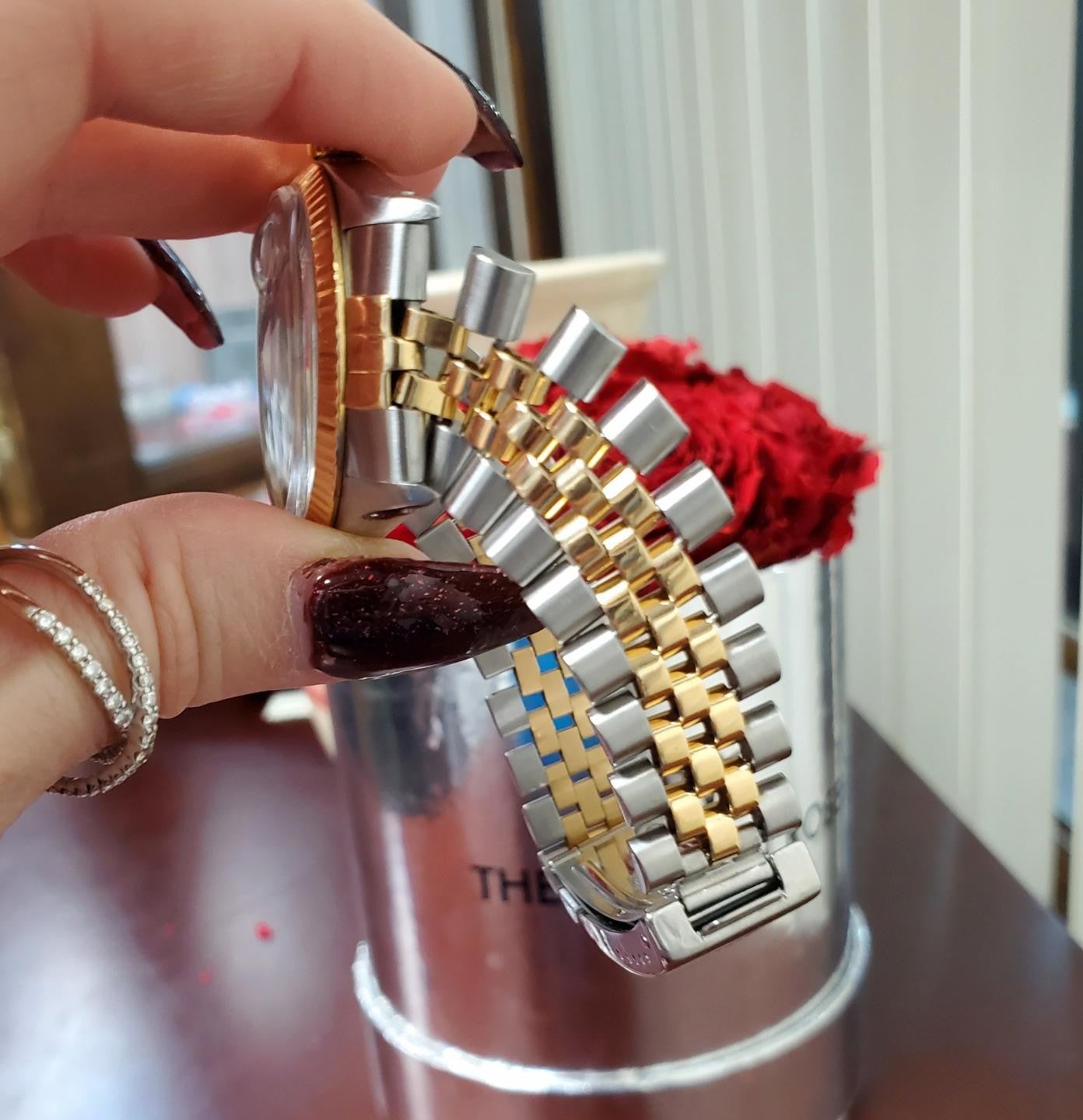 Rolex Datejust 16013 Two Tone 36mm Champagne 18k SS Jubilee 1979 Automatic