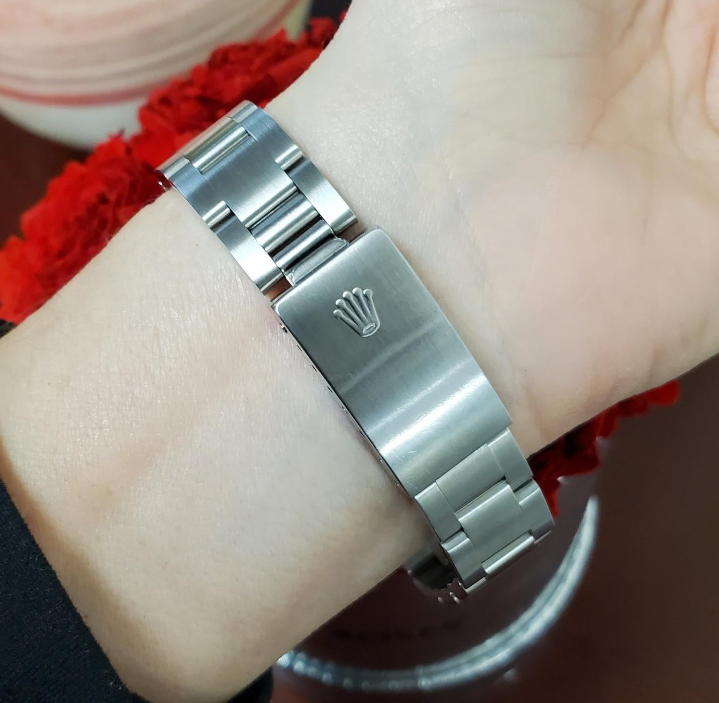 Rolex AirKing 14000 34mm Stainless Steel Oyster Black Dial Silver Stick 1991