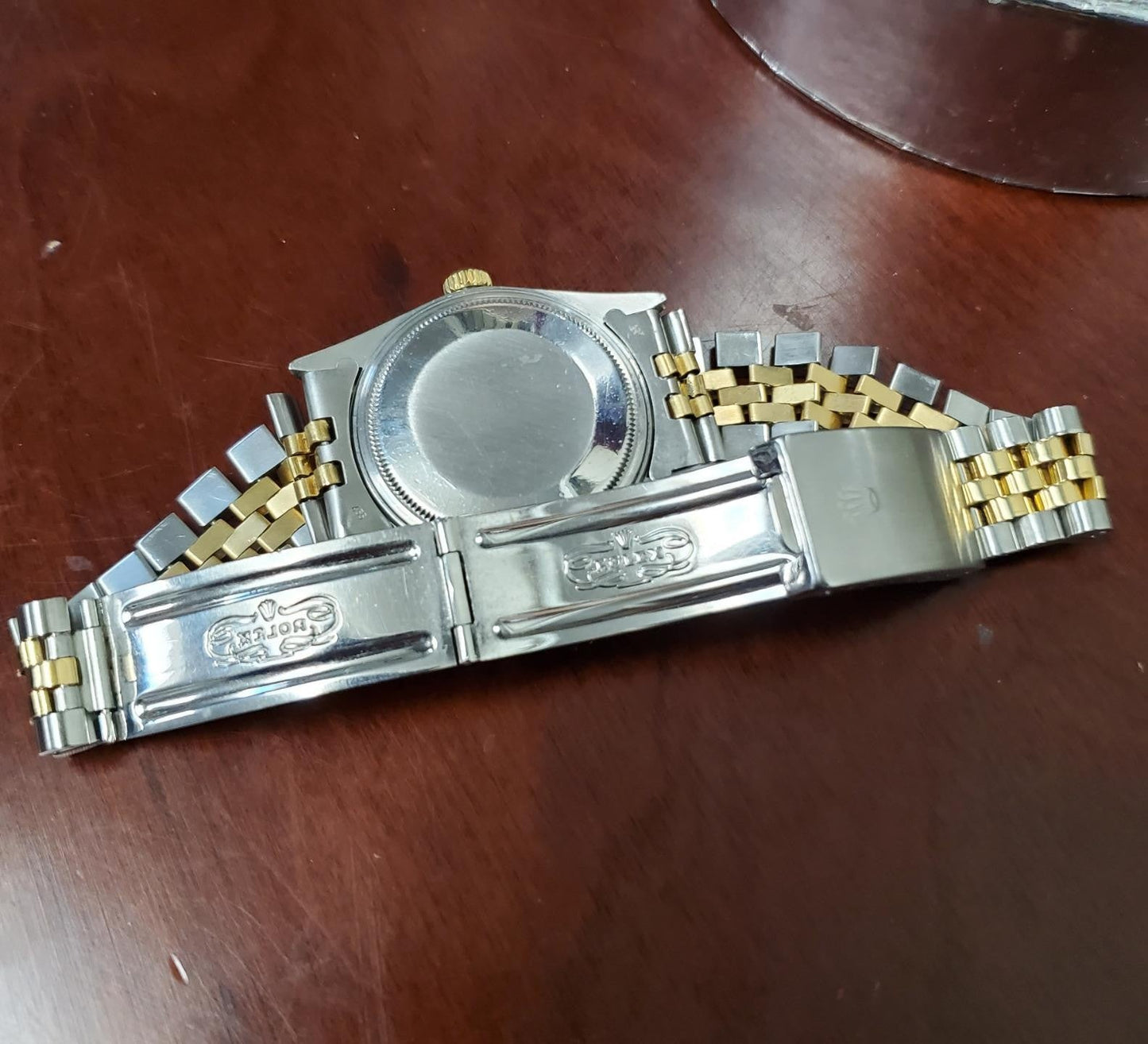 Rolex Datejust 16013 Two Tone 36mm Champagne 18k SS Jubilee 1979 Automatic