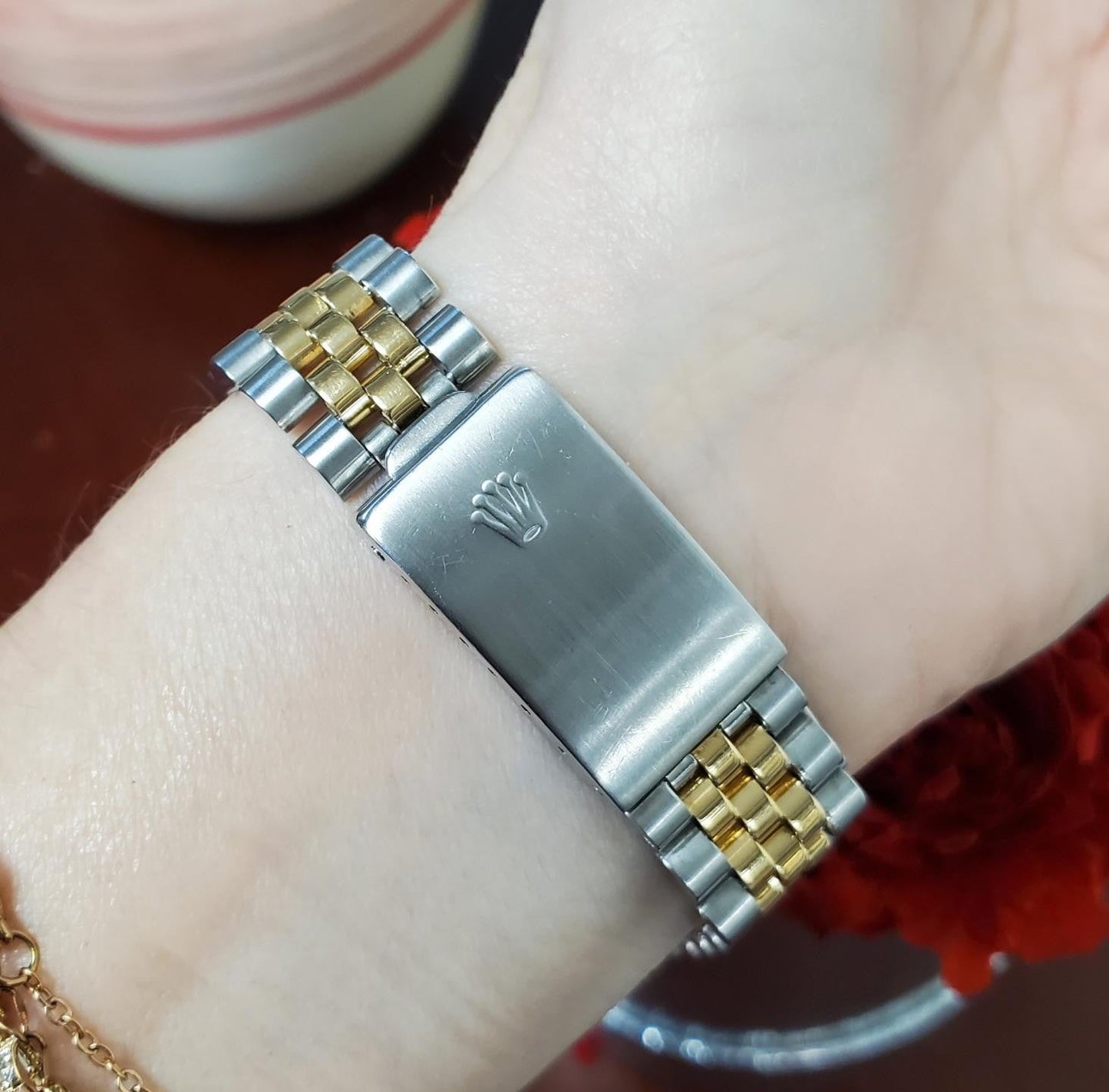 Rolex Datejust 16013 Two Tone 36mm Champagne 18k SS Jubilee 1979 Automatic