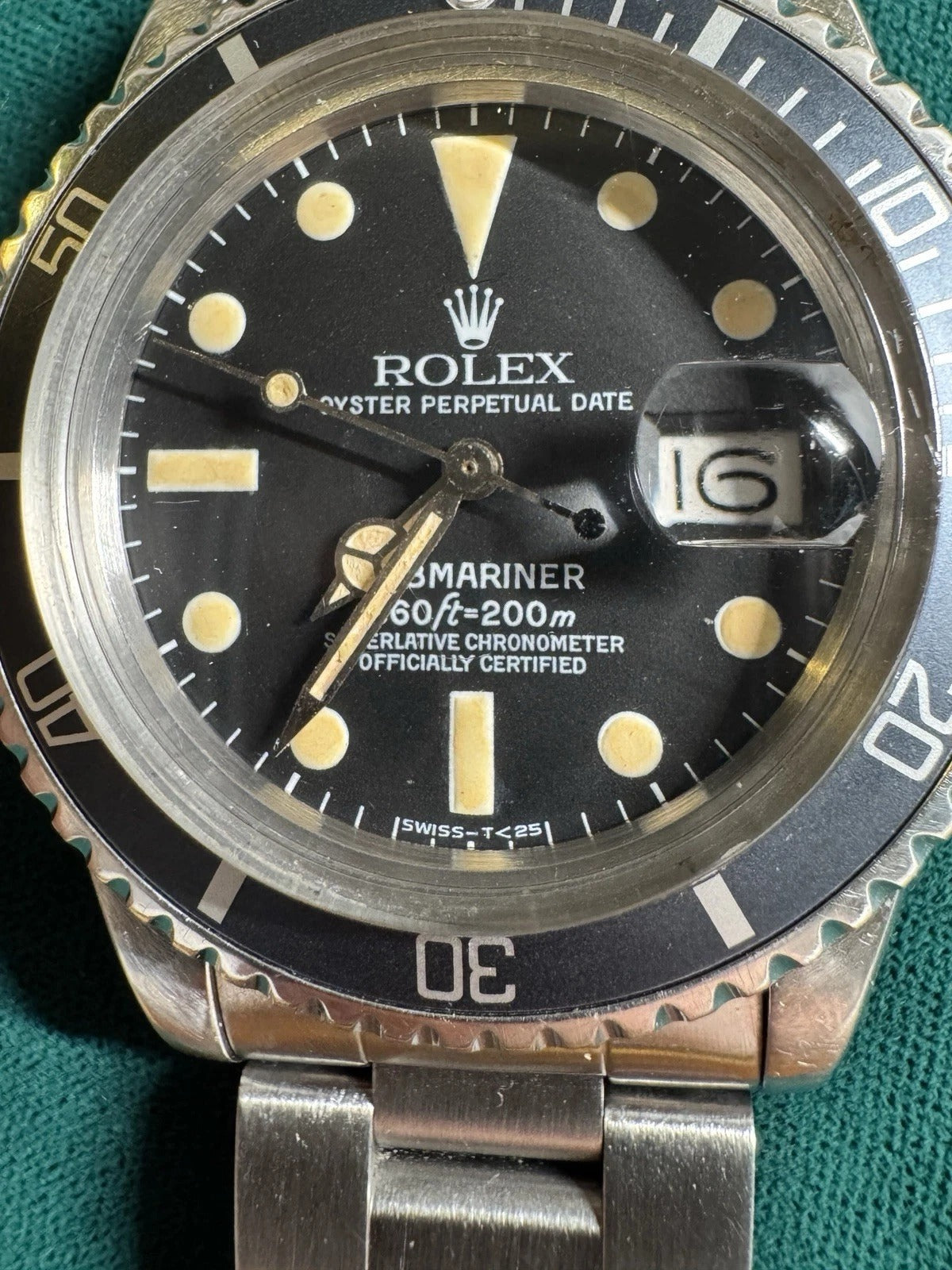 Rolex Submariner 1680 MK2 Dial Blue/Grey Stainless Steel 40mm Automatic Watch