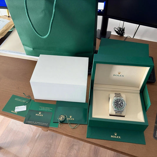 NEW Feb 2026 Rolex Submariner Date Starbucks Green Bezel Black 41mm 126610LV