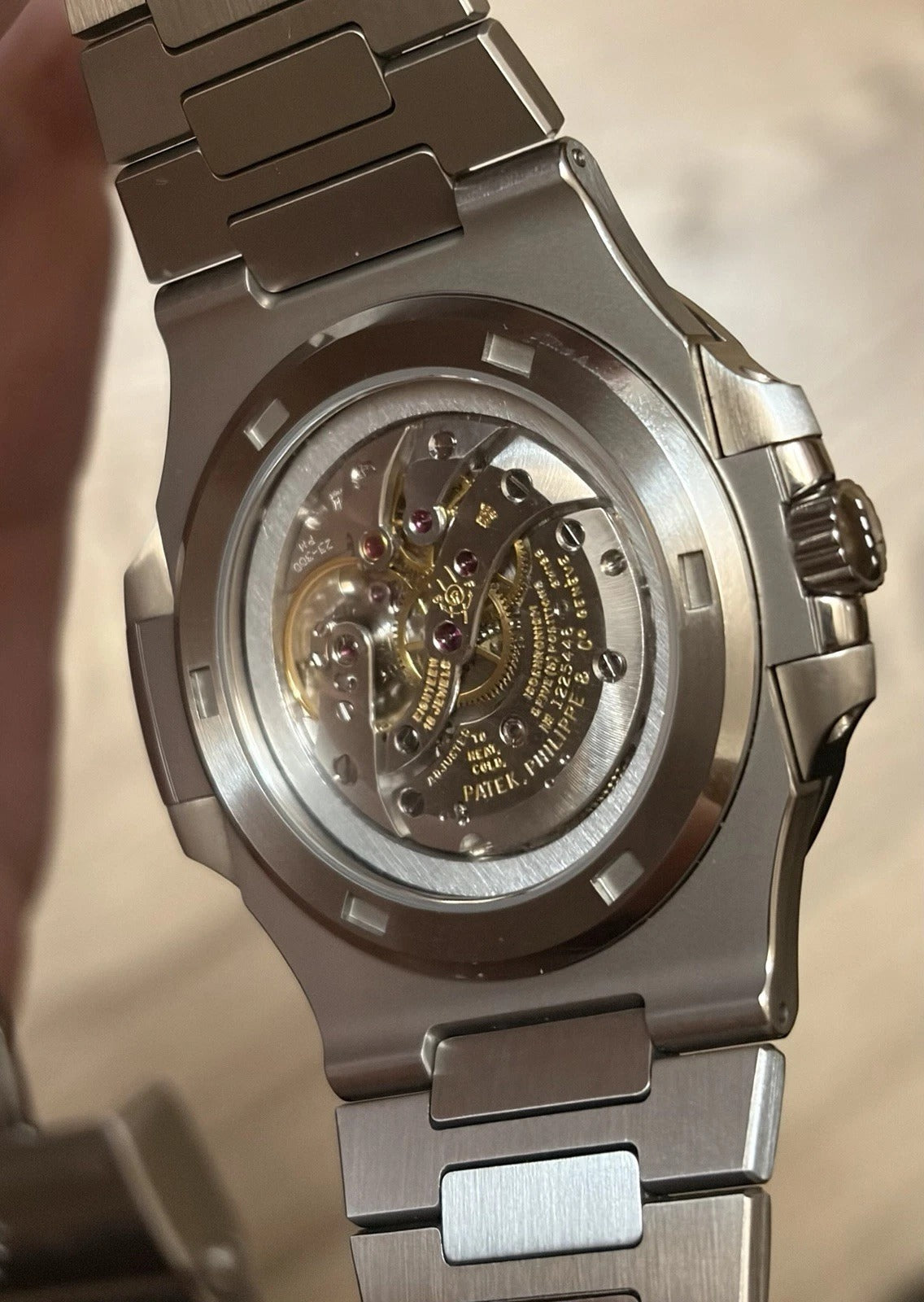 Vintage Patek Philippe Cal. 23-300 Movement Nautilus-Style Marriage Watch – Serviced, Boxed