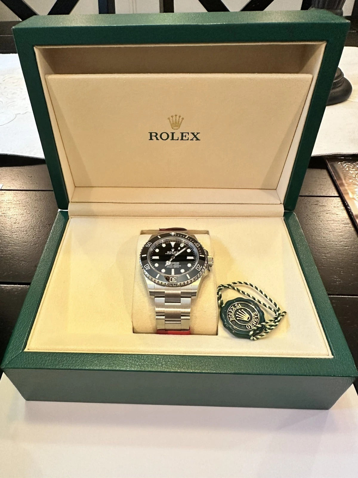 Unworn 2025 Rolex Submariner Black Dial Stainless Steel 124060 No Date 41mm