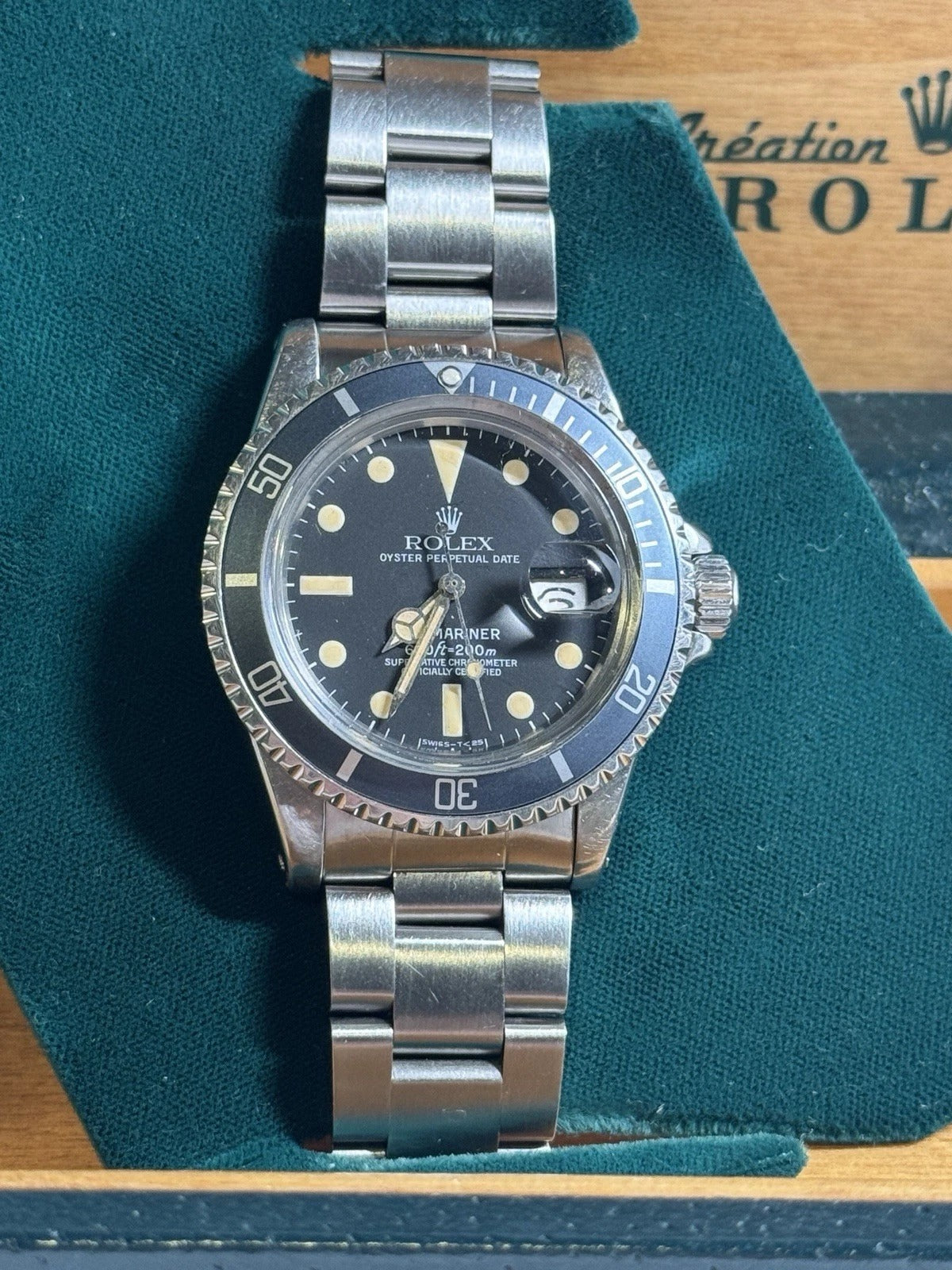 Rolex Submariner 1680 MK2 Dial Blue/Grey Stainless Steel 40mm Automatic Watch