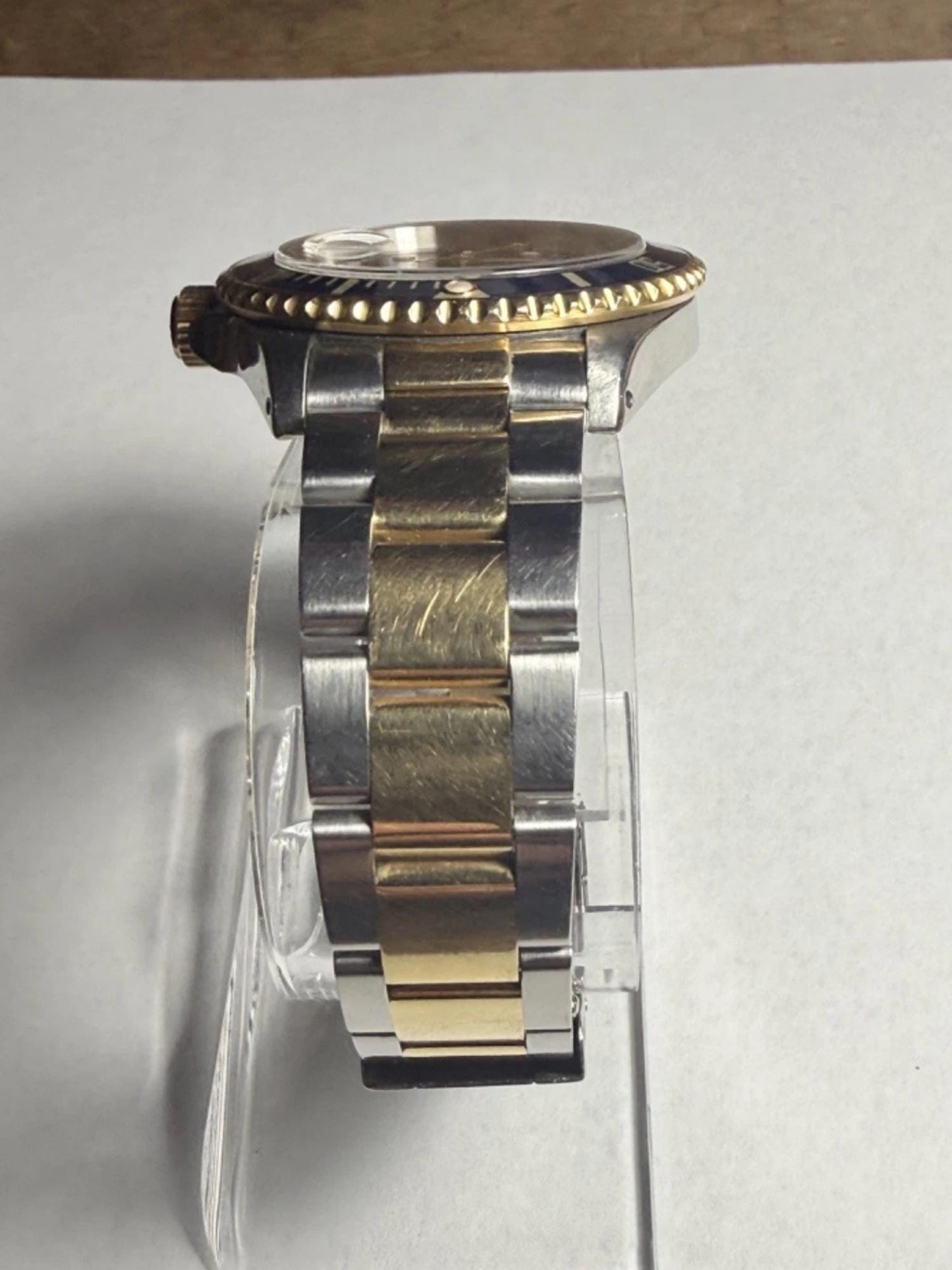 Vintage Rolex Submariner Date 40 mm Blue Dial Two Tone | Stainless Steel & 18K Gold | Automatic Diver Watch | Full Set Box Papers