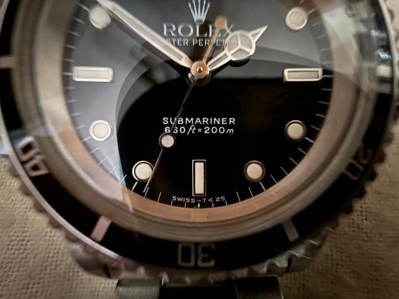 Vintage Rolex Submariner Automatic Watch – Authentic, Serviced, With Rolex Papers